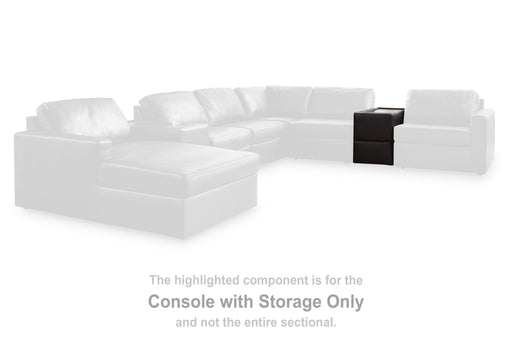 ModMax II - Console With Storage - Black - Tallahassee Discount Furniture (FL)