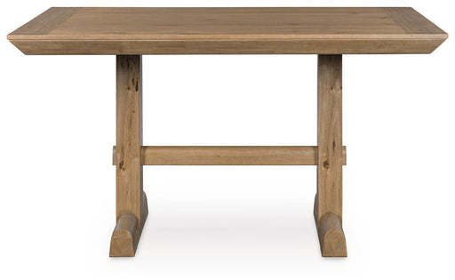 Ridgester - Rectangular Dining Room Counter Table - Light Brown - Tallahassee Discount Furniture (FL)