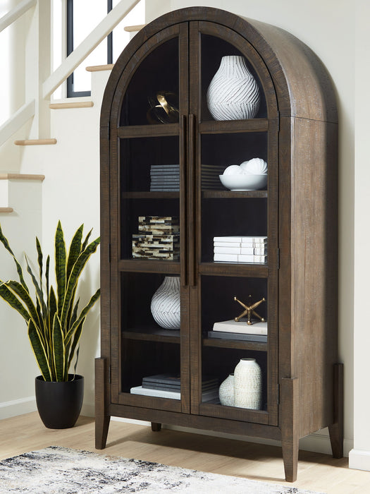 Benhall - Accent Cabinet - Dark Brown - Tallahassee Discount Furniture (FL)