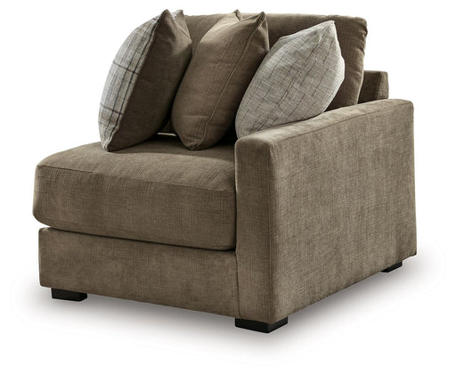 Camellia-Court - RAF Corner Chair - Coffee - Tallahassee Discount Furniture (FL)