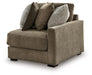 Camellia-Court - RAF Corner Chair - Coffee - Tallahassee Discount Furniture (FL)