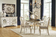 Realyn - Chipped White - Oval Dining Room Extension Table - Tallahassee Discount Furniture (FL)