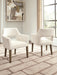 Marxmore - Dining Upholstered Arm Chair (Set of 2) - Beige / Brown - Tallahassee Discount Furniture (FL)