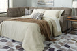 Mahoney - Chocolate - Raf Full Sofa Sleeper - Tallahassee Discount Furniture (FL)
