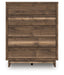 Chirason - Brown - Five Drawer Wide Chest - Tallahassee Discount Furniture (FL)
