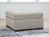 ModMax Luxe - Oversized Accent Ottoman - Flint - Tallahassee Discount Furniture (FL)