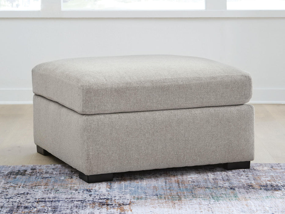 ModMax Luxe - Oversized Accent Ottoman - Flint - Tallahassee Discount Furniture (FL)