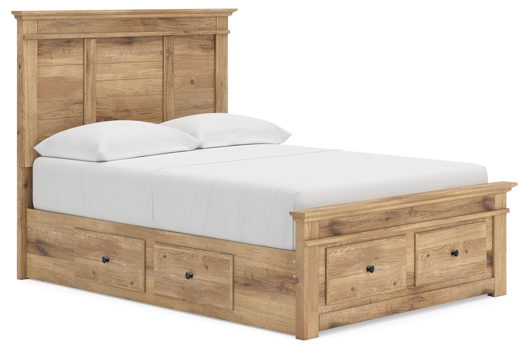 Makidern - Panel Storage Bed With 2 Under Bed Storage Units - Tallahassee Discount Furniture (FL)