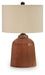 Aaleahya - Rust - Glass Table Lamp - Tallahassee Discount Furniture (FL)