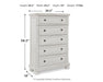 Robbinsdale - Five Drawer Chest - Antique White - Tallahassee Discount Furniture (FL)
