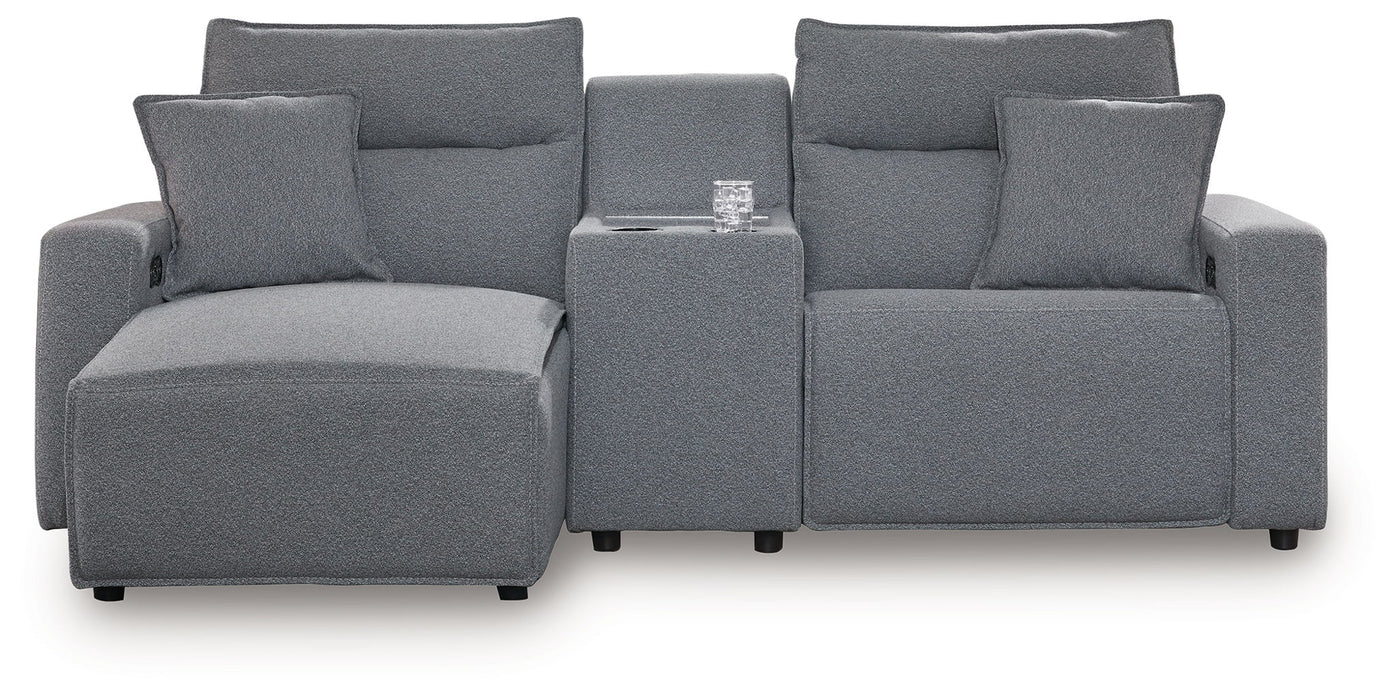 ModMax II - Salt And Pepper - Reclining Sectional - Tallahassee Discount Furniture (FL)