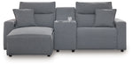 ModMax II - Salt And Pepper - Reclining Sectional - Tallahassee Discount Furniture (FL)