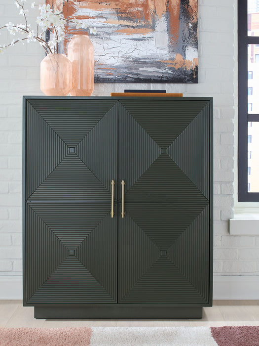 Geirwood - Dark Green - Accent Cabinet - Tallahassee Discount Furniture (FL)