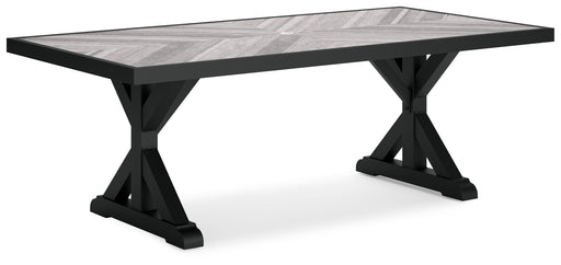 Beachcroft - Rect Dining Table W/Umb Opt - Tallahassee Discount Furniture (FL)