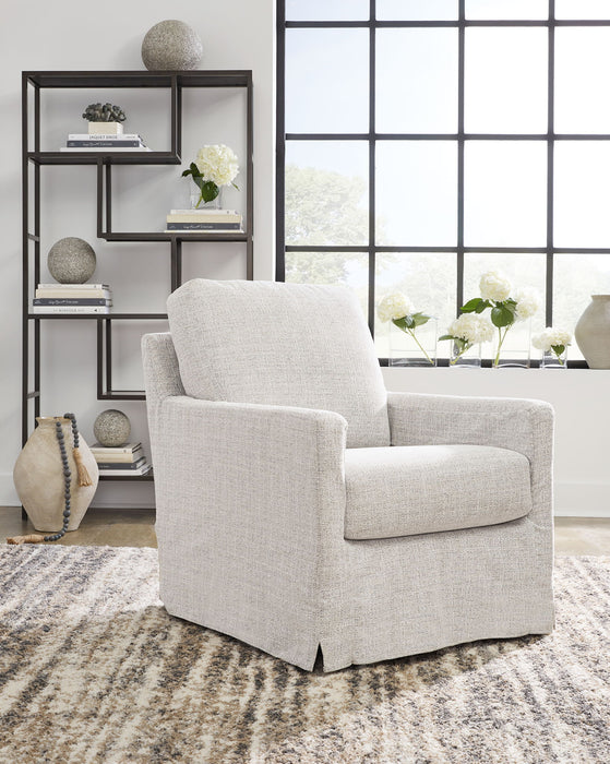 Nenana Next-Gen Nuvella - Swivel Glider Accent Chair - Tallahassee Discount Furniture (FL)