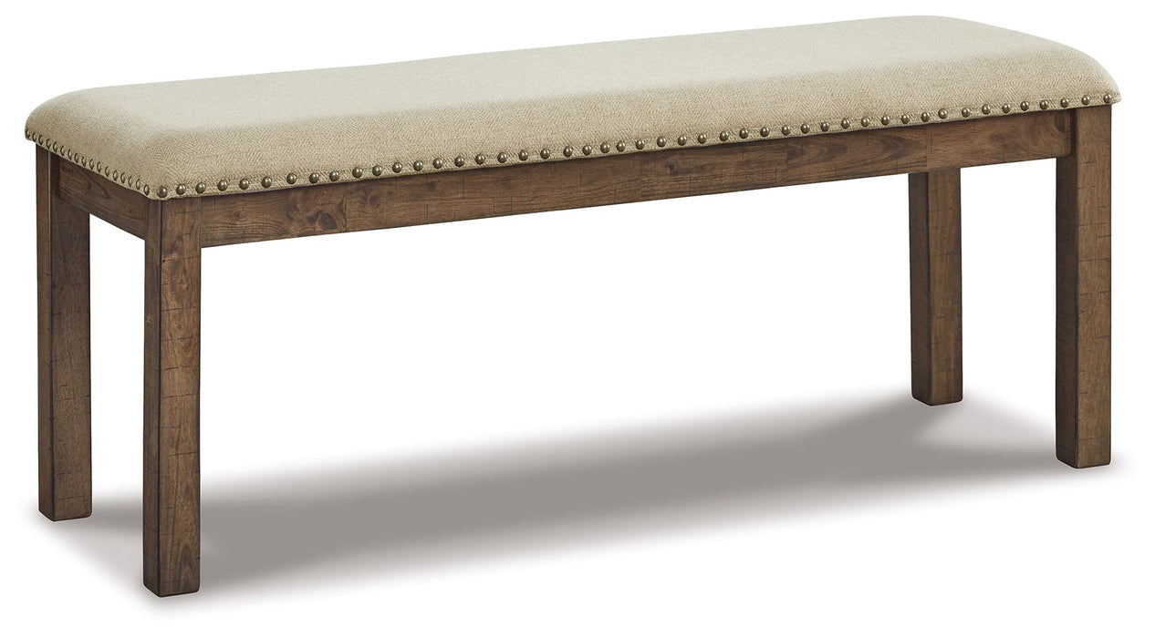 Moriville - Upholstered Bench - Beige - Tallahassee Discount Furniture (FL)