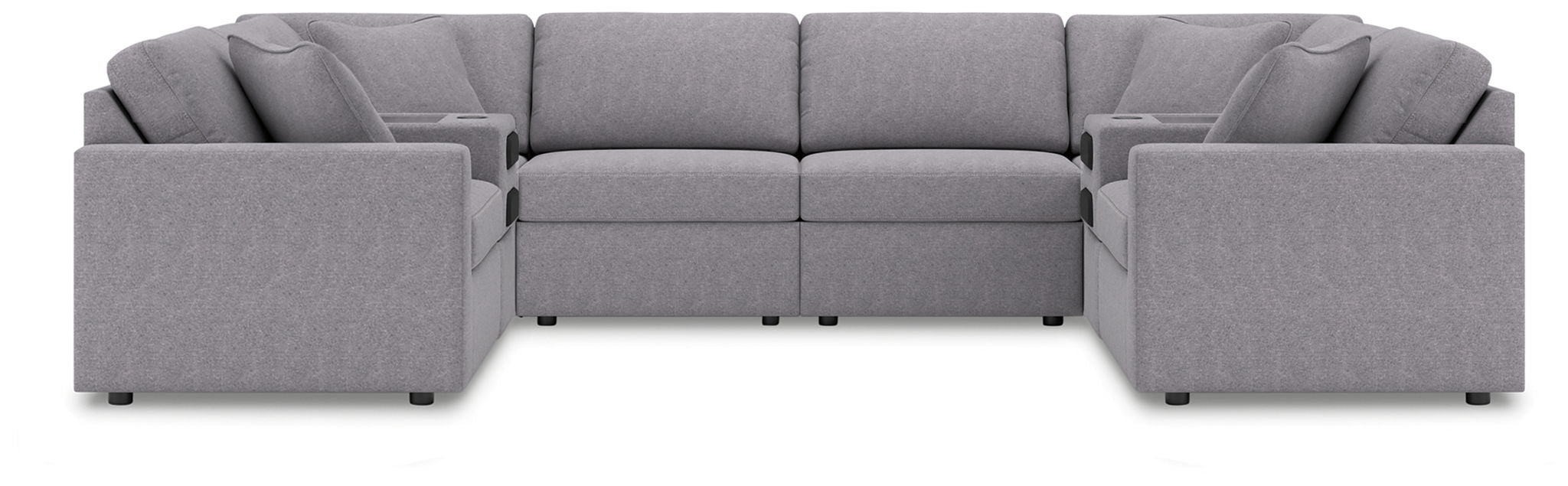 Modmax - Sectional - Granite - Tallahassee Discount Furniture (FL)