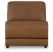 Magic Man - Armless Chair With Manual Headrest - Caramel - Tallahassee Discount Furniture (FL)