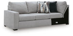 Lakepoint - LAF Sofa With Corner Wedge - Nickel - Tallahassee Discount Furniture (FL)
