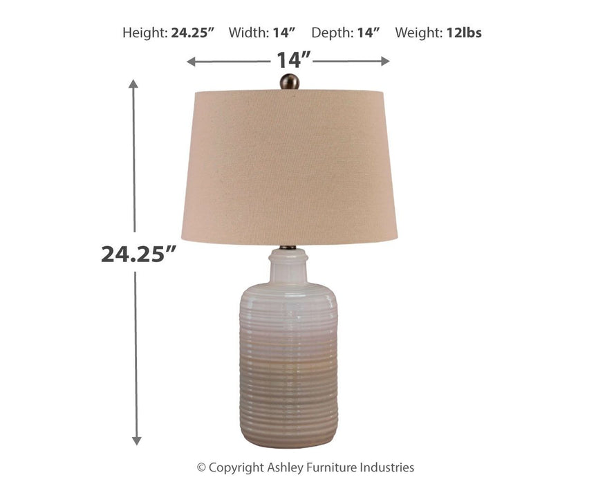 Marnina - Table Lamp - Tallahassee Discount Furniture (FL)
