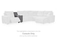 Modmax II - Console - Salt And Pepper - Tallahassee Discount Furniture (FL)