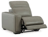 Correze - LAF Zero Wall Power Recliner - Gray - Tallahassee Discount Furniture (FL)