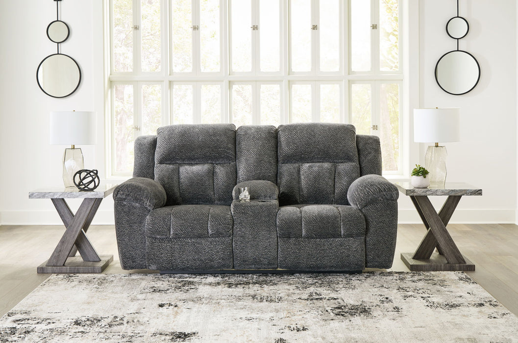 Frohn - Dbl Reclining Loveseat With Console - Tallahassee Discount Furniture (FL)