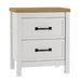 Kerisden - Two Drawer Night Stand - White / Brown - Tallahassee Discount Furniture (FL)