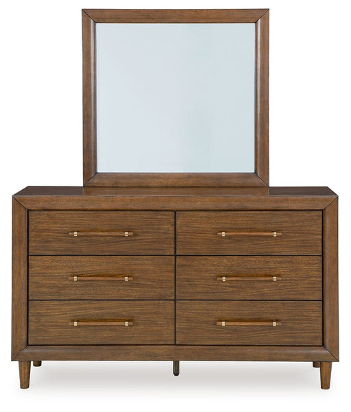 Lyncott - Brown - Dresser And Mirror - Tallahassee Discount Furniture (FL)
