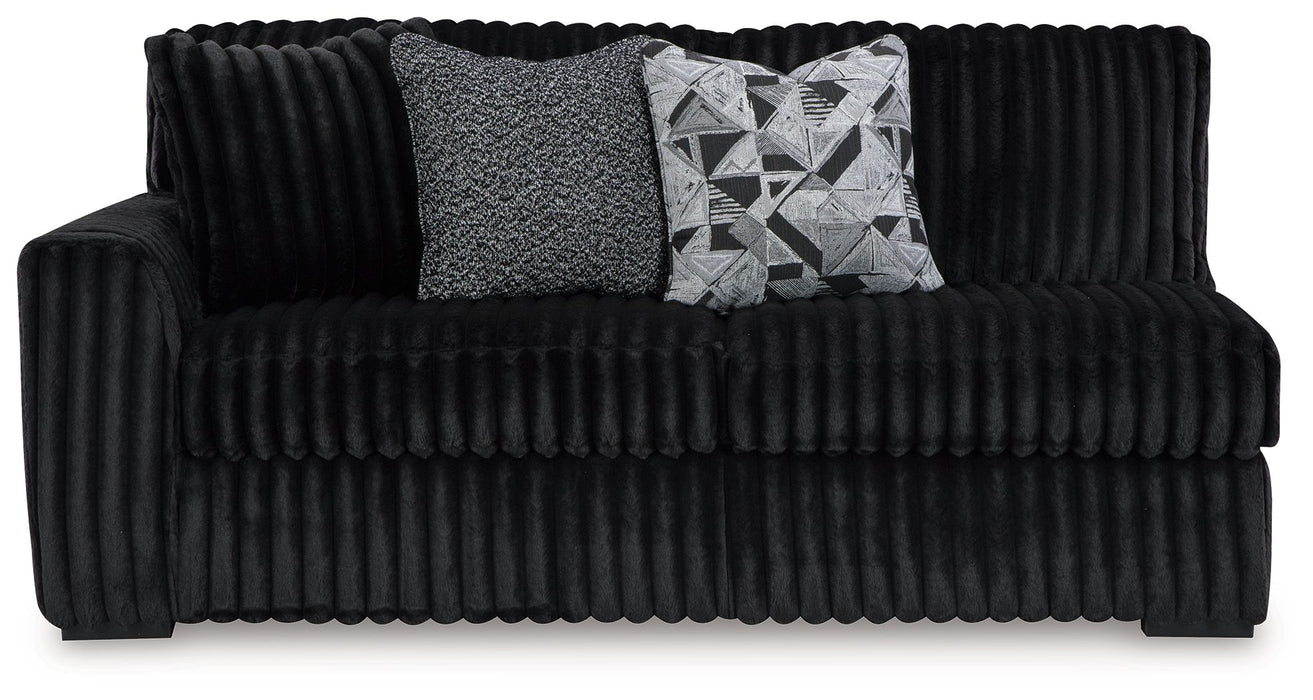 Midnight-Madness - Onyx - Laf Sofa - Tallahassee Discount Furniture (FL)