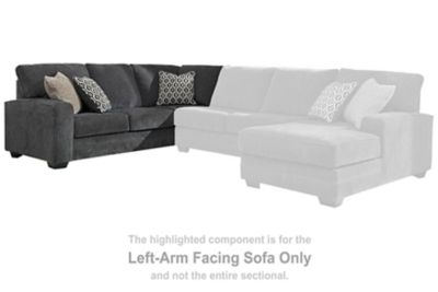Tracling - Slate - LAF Sofa - Tallahassee Discount Furniture (FL)