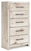 Lawroy - Light Natural - Five Drawer Chest - Tallahassee Discount Furniture (FL)
