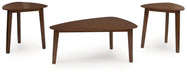 Lyncott - Brown - Occasional Wood Table Set (Set of 3) - Tallahassee Discount Furniture (FL)