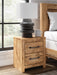 Maystonna - Two Drawer Night Stand - Brown - Tallahassee Discount Furniture (FL)