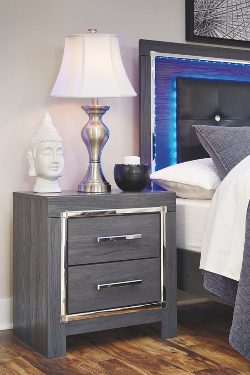 Lodanna - Gray - Two Drawer Night Stand - Tallahassee Discount Furniture (FL)