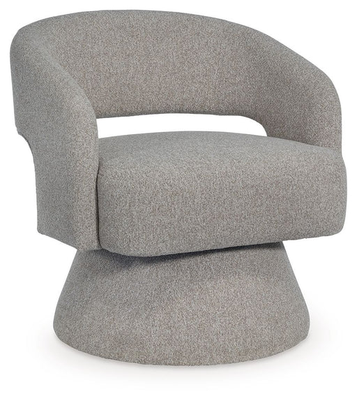 Nashkins - Swivel Accent Chair - Pebble - Tallahassee Discount Furniture (FL)
