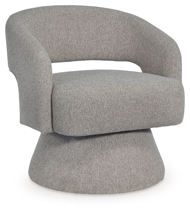 Nashkins - Swivel Accent Chair - Pebble - Tallahassee Discount Furniture (FL)