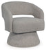 Nashkins - Swivel Accent Chair - Pebble - Tallahassee Discount Furniture (FL)