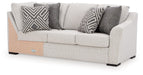 Koralynn - Stone - Raf Sofa with Corner Wedge - Tallahassee Discount Furniture (FL)
