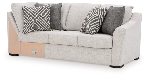 Koralynn - Stone - Raf Sofa with Corner Wedge - Tallahassee Discount Furniture (FL)