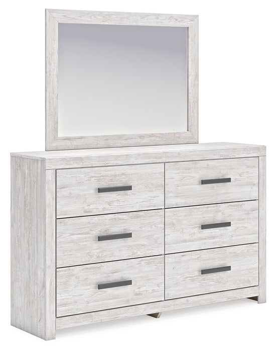 Cayboni - Whitewash - Dresser And Mirror - Tallahassee Discount Furniture (FL)