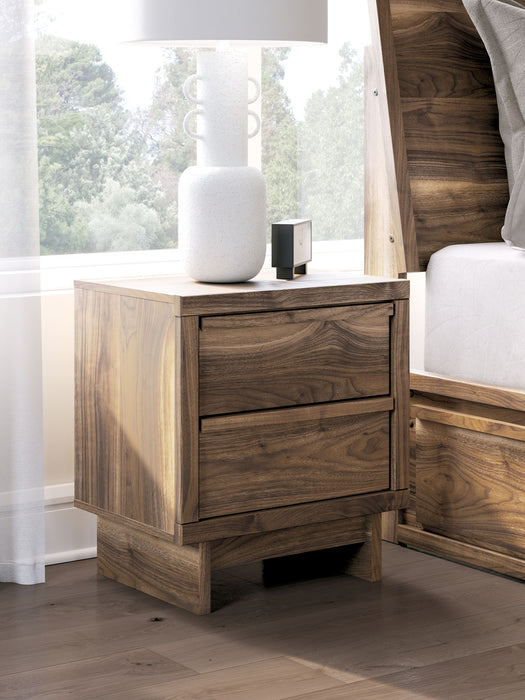 Chirason - Brown - Two Drawer Night Stand - Tallahassee Discount Furniture (FL)