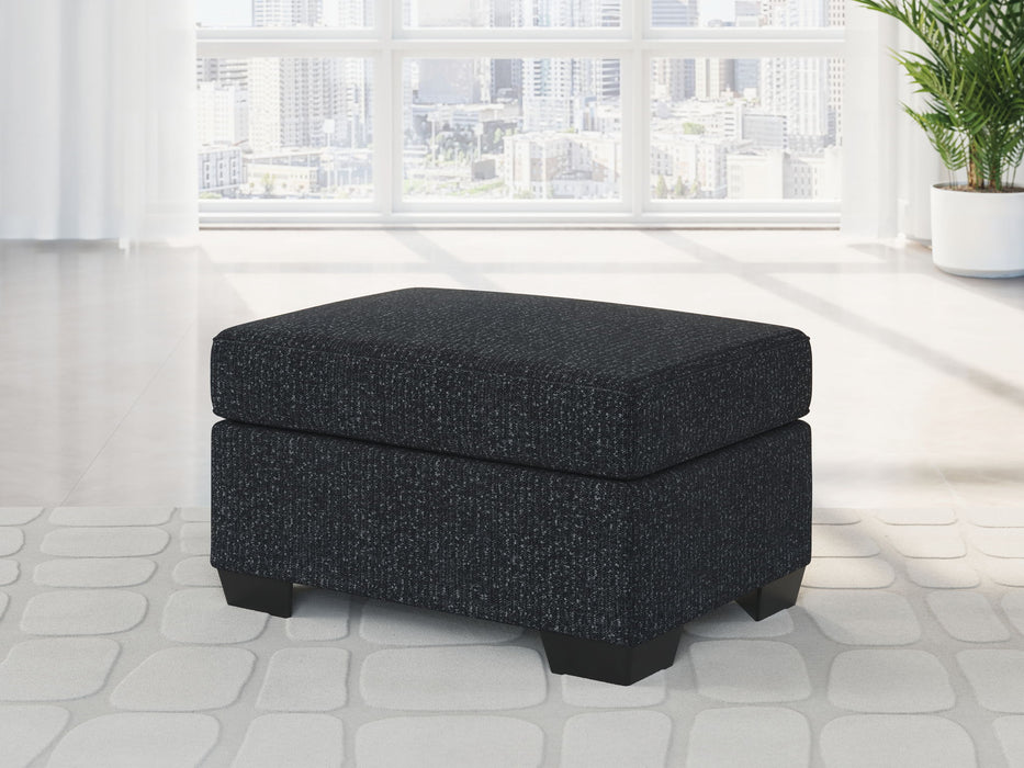Jasmine Peaks - Ottoman - Coal - Tallahassee Discount Furniture (FL)