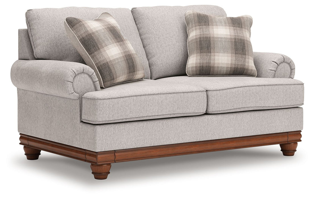Clearbrooke - Sandstone - Loveseat - Tallahassee Discount Furniture (FL)