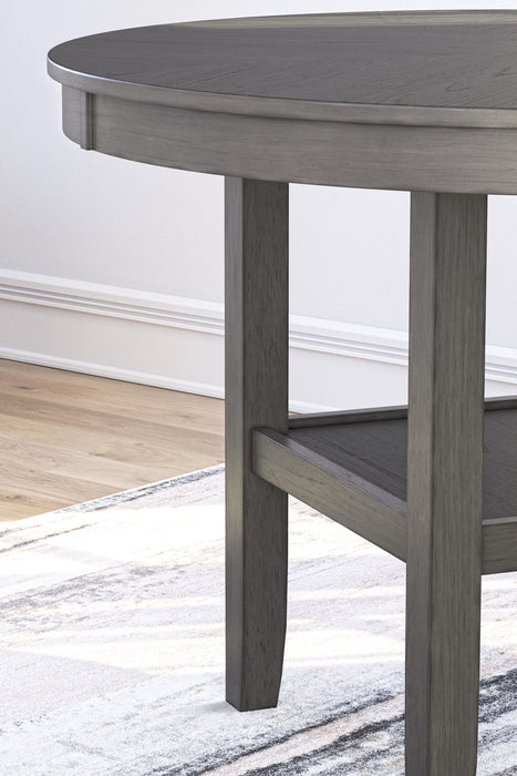 Wrenning - Dining Room Table Set (Set of 5) - Gray - Tallahassee Discount Furniture (FL)