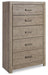 Culverbach - Five Drawer Chest - Gray - Tallahassee Discount Furniture (FL)