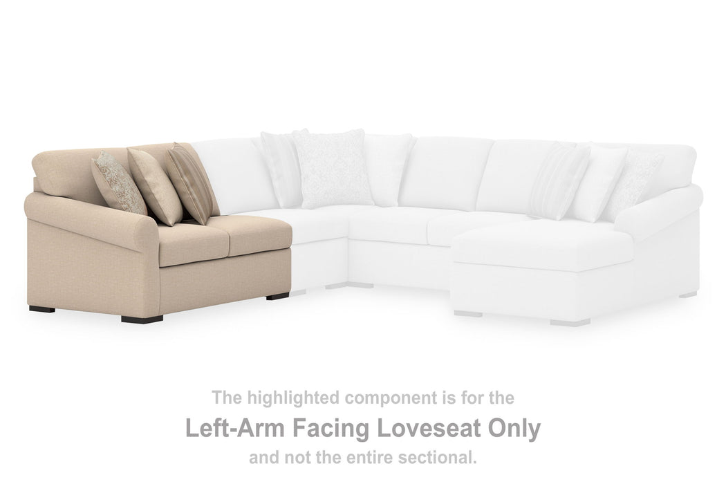 LadyMae - Twill - LAF Loveseat - Tallahassee Discount Furniture (FL)