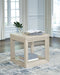 Marxhart - Bisque - Square End Table - Tallahassee Discount Furniture (FL)