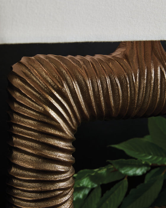 Garronby - Antique Brass Finish - Metal Table Lamp - Tallahassee Discount Furniture (FL)