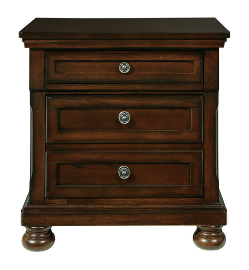 Porter - Dark Brown - Two Drawer Night Stand - Tallahassee Discount Furniture (FL)